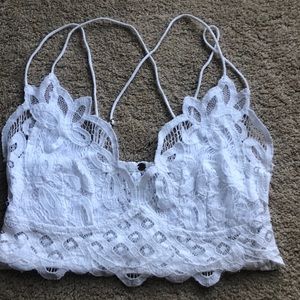 Free People Intimates & Sleepwear - 🌟new free People Adella lace Bralette white med Free People Intimates & Sleepwear - 🌟new free People Adella lace Bralette white med